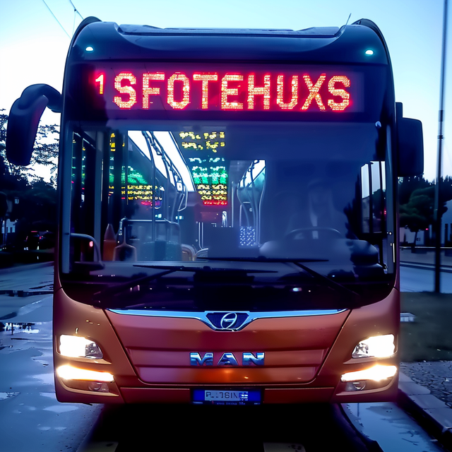 Annonce LED Display til busstoppested